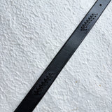 Black Lace Stitch Belt