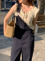 [MADE] CHEHV FRILL KNIT SLEEVELESS