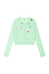 Petal Knit Cardigan [Mint]
