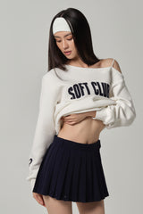 25ソフトラインスウェットシャツ White