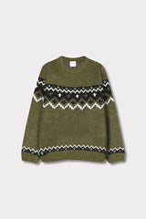 No.1074 cross nordic KNIT (3color)