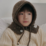 Family Sprinkle Boucle Balaclava_Kids (Brown)