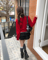 Eki Tiered Cut Mini Skirt