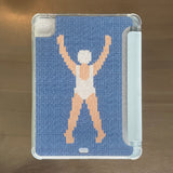 SWIMMER iPAD HARD JELL CASE_WOMAN(WHITE)