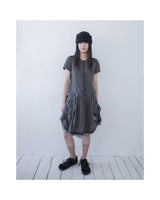  Buttonette french dress (Charcoal)