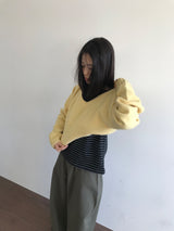 アベニューストライプロングスリーブ（4 Colors)