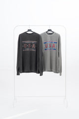 USAピグメントロングスリーブTシャツ