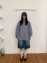 Yanpo Over Check Shirt