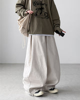 Natty Herringbone Balloon Pants