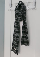 Sof Knit Long Muffler_Melange Grey