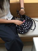 polka dot shoulder bag (2color)