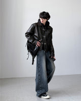 Barrier Hook Leather Jacket