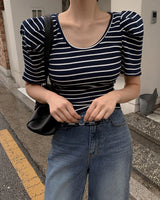 パイレストライプ半袖Tシャツ