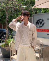 Harbor Stripe Linen Shirt