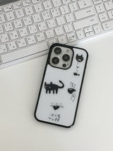 ラブキャットケース (white)