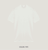 マッスルフィットハーフハイネック半袖Tシャツ