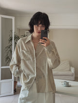 If Seersucker Stripe Shirt