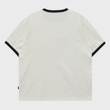 MELLOW DREAM Unicorn Ringer Half Sleeve T-shirt