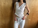 punching v neck top