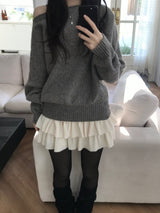セントオフショルダーニットウェア(3 colors)