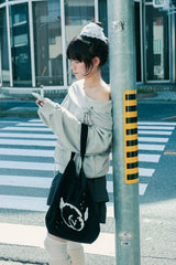 angel furlogo suedebag