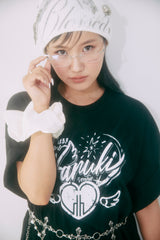 コラボレーション オーバーサイズTシャツ- BLACK | 浜野はるき × VENHIT