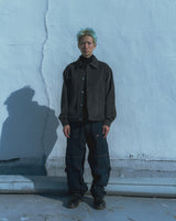 Cargo denim work pants / Deep Indigo