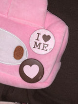 Love more pin button-2pcs set (custom)