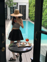 [MADE] SAYLIN PINTUCK MINI SKIRT