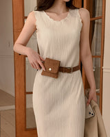 Grass suede belt bag