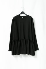 シャーリングレイヤードコットンワンピース(3colors)
