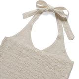 サマーニットホルタートップ_natural ivory