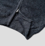 Neville two-way angora knit zip-up
