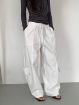 FOLD CARGO WIDE PANTS (5C)