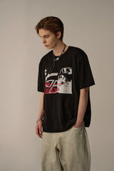 レトロカーロゴTシャツ