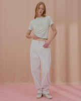 ラブリボンクロップTシャツ-MINT