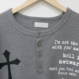 オルタヘンリーワッフルショートスリーブTシャツ