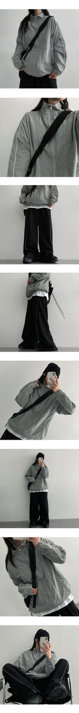 Puton Stitch Wide Sweat Pants (3 colors)