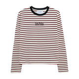 SLEEVE CREAM / BURGUNDY