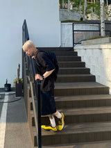 リネンカーペンターデニムハーフパンツ 2C