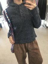 Fウィーフリースニットフーディー (2color)