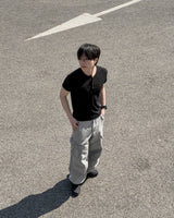 ダーリーマッスルフィットヘンリーTシャツ