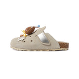 KILLWINNER Beige Birkenstock-style Shoes - Perforated Toe-Covering Slippers