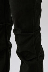 ピンタックブーツカットパンツ [Black]