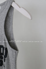Rimi lettering mango sleeveless shirt