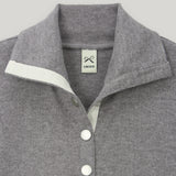 Melange Snap Knit Polar Tee