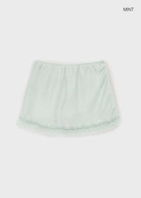 [MADE] Roheller Lace Satin Mini Skirt (Set Available)
