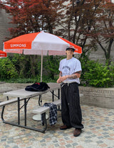 No.1267 2ウエストストライプストリングパンツ