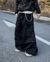 Karzen rivet cargo wide denim