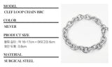 unisex bracelet chain stainless steel_CLEF LOOP CHAIN BRC